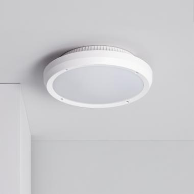 Plafón de Teto Circular para Exterior Ø300 mm IP65 Curio Branco