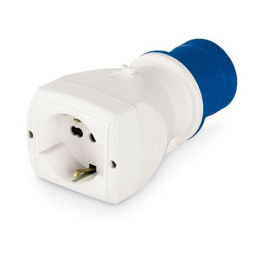 Adaptador IEC309 a Tomada Tipo F IP20 1 P40 SCAME