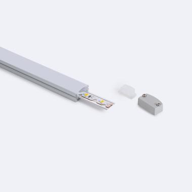 Perfil Aluminio Estanco IP65 Superficie 2m para Tira LED hasta 8 mm