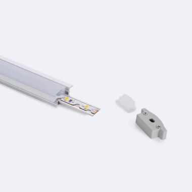 Perfil Aluminio Estanco IP65 Empotrable 2m para Tira LED hasta 8 mm