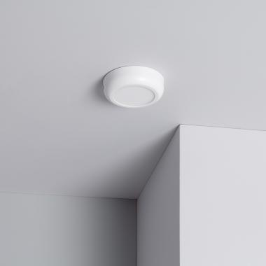 Plafón LED 6W Circular Metal Ø125 mm Design White