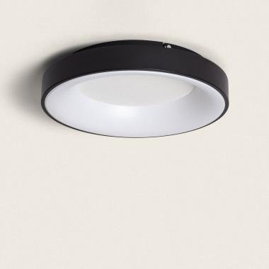 Plafon LED 40W Circular Metal Ø470 mm CCT Selecionável Jacob