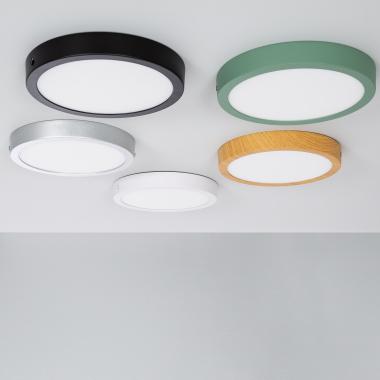 Plafón LED 18W Circular Aluminio Ø210 mm Slim CCT Seleccionable Galán SwitchDimm