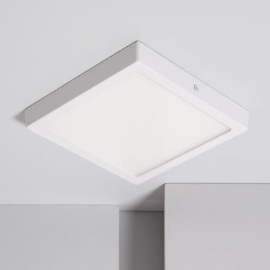 Plafón LED 18W Cuadrado Superslim CRI90 Microprismático CCT Seleccionable UGR17 205x205 mm