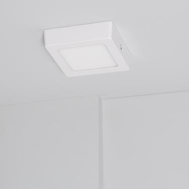 Plafón LED 6W Quadrado Superslim CCT Seleccionável 105x105 mm