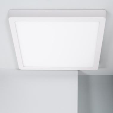 Plafón LED 24W Cuadrado Aluminio 280x280 mm Slim CCT Seleccionable Galán SwitchDimm