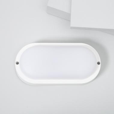 Plafon LED 25W Oval Exterior 96x198 mm IP65 Hublot White