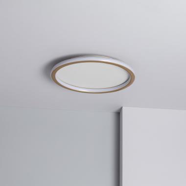 Plafón LED 30W Circular Metal Ø400 mm CCT Seleccionable Allharo