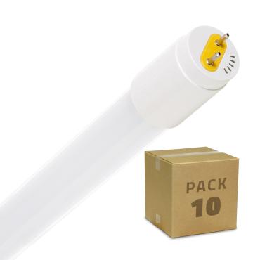 Fotografía del producto: Tubo LED T8 G13 60 cm Cristal Conexión un Lateral 9W 120lm/W (Pack 10 un)