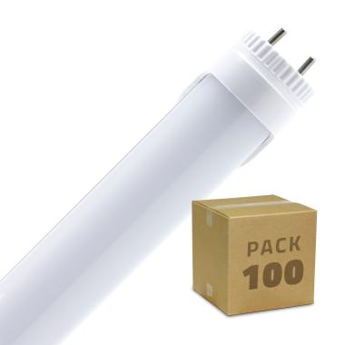 Tubo LED T8 G13 120 cm Alumínio Conexão Uni-Lateral 18W 120lm/W Branco Quente  (Pack 100 un)