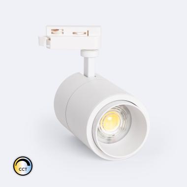 Foco Carril LED Monofásico 30W Regulable CCT Pulyx Multiángulo 15-60º