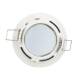 Produto de Aro Downlight Circular Branco para Lâmpada LED GU10 / GU5.3 Corte Ø 65 mm 