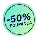 Poupe até 50%